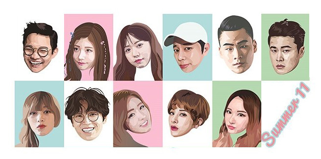 Bomi e Namjoo delle A Pink, LE delle EXID, Chae Yeon delle DIA/IOI e altri per il brano ‘Summer11’