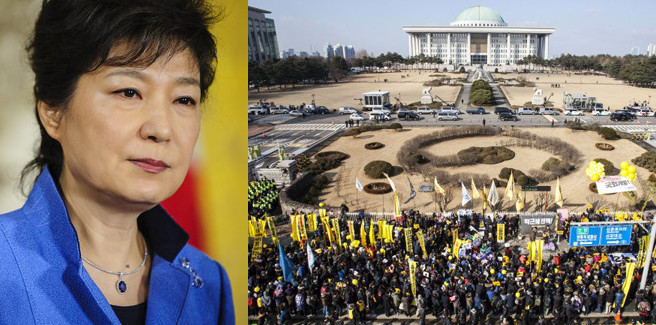 Il Parlamento sospende dal suo incarico la presidente Park Geun Hye