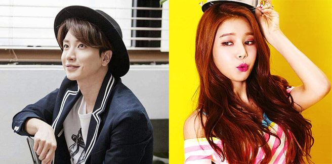 Leeteuk dei Super Junior e Solar delle MAMAMOO presentatori dei Gaon Chart Music Awards 2017