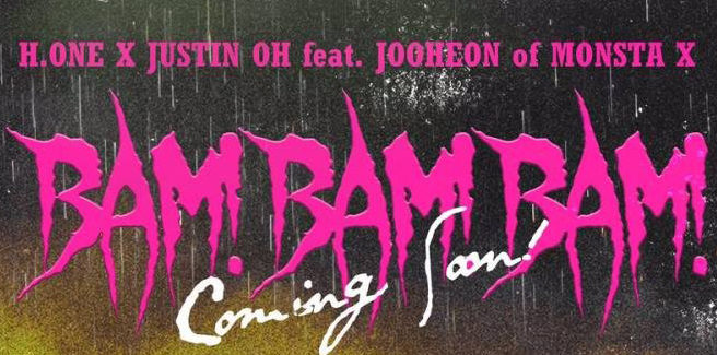 Jooheon e Hyungwon dei MONSTA X con il DJ Justin Oh per ‘Bam Bam Bam’?