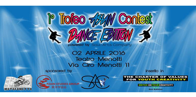 1° Trofeo Asian Contest – Dance Edition: l’oriente è sempre più vicino