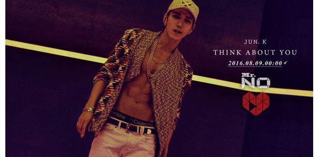 Jun.K dei 2PM nella cover dell’album ’77-1X3-00′