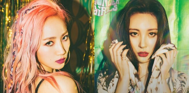 Yeeun e Sunmi delle Wonder Girls sempre vicine ai fans