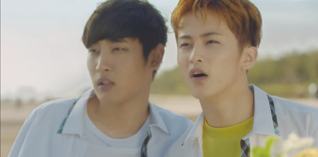 Mark degli NCT e Parc Jae Jung nell’MV di ‘Lemonade Love’